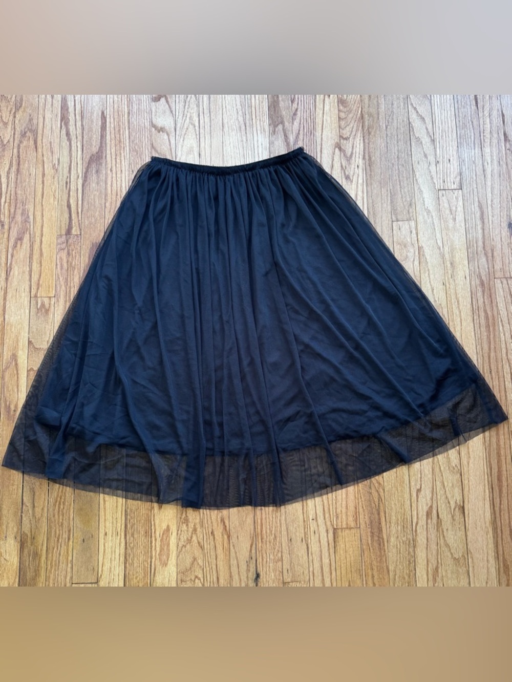 Pull&Bear Black Knit Knee-Length Skirt – Size M